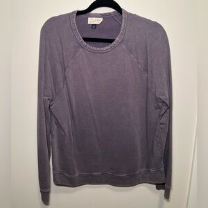 Womens Blue Long Sleeve Sweatshirt